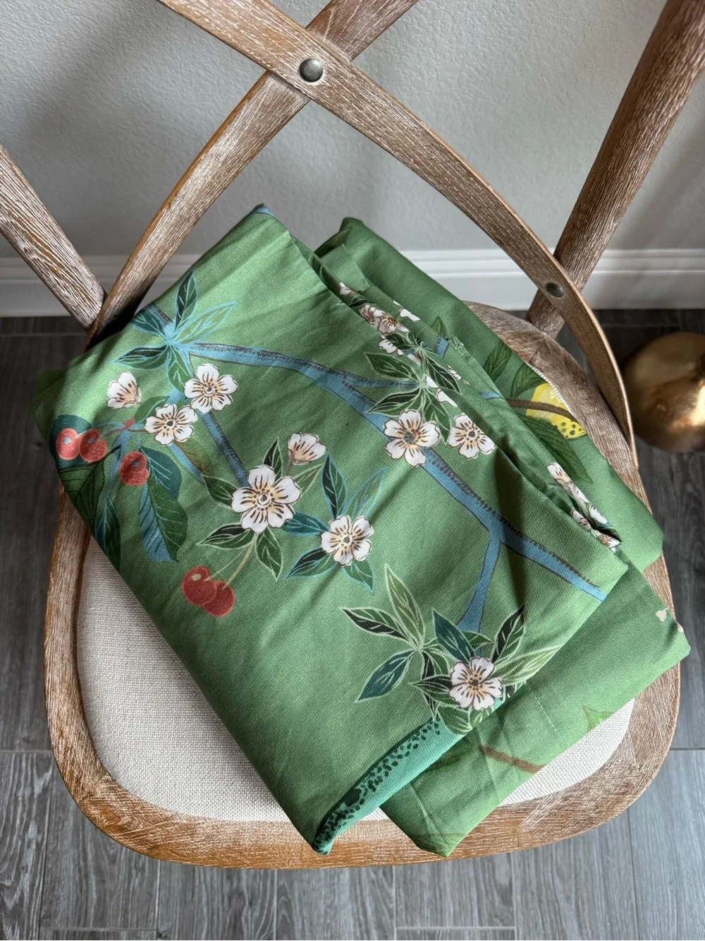 Anthropologie Wynnie Cotton Printed Curtain